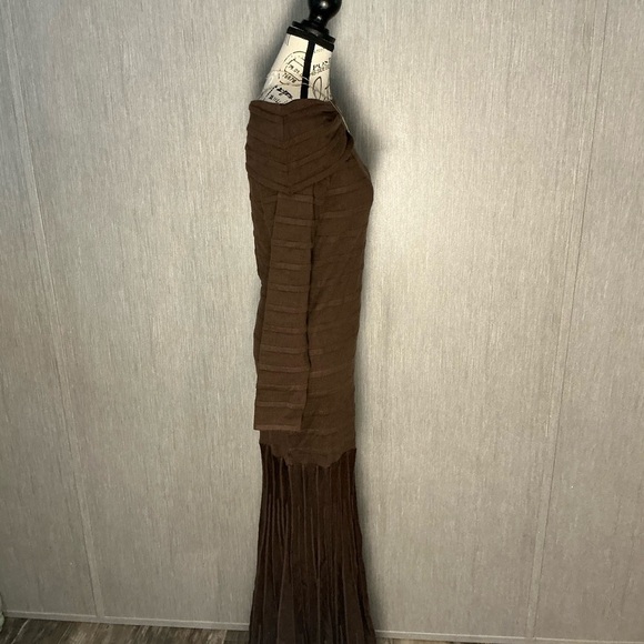 Chic Long Sleeve Brown Dress Size US Large or 8/10 - Picture 13 of 16